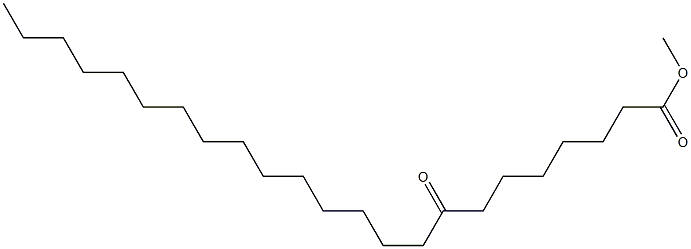 8-Oxotricosanoic acid methyl ester Struktur