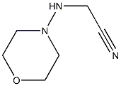 (Morpholinoamino)acetonitrile Struktur