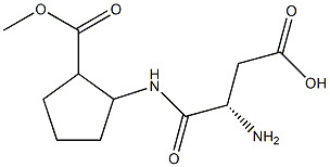 2-[3-(Hydroxycarbonyl)-L-alanylamino]cyclopentane-1-carboxylic acid methyl ester Struktur