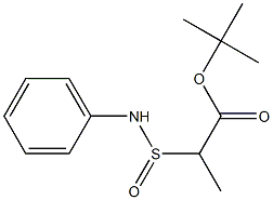 2-[(Phenyl)aminosulfinyl]propionic acid tert-butyl ester Struktur