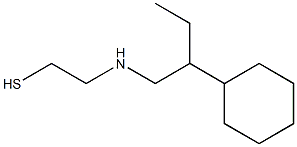 2-[(2-Cyclohexylbutyl)amino]ethanethiol Struktur