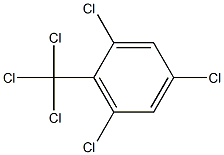 2,4,6-Trichloro-1-(trichloromethyl)benzene Struktur