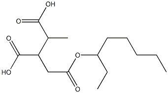 Butane-1,2,3-tricarboxylic acid 3-octyl ester Struktur