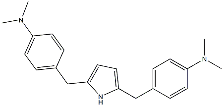 4,4'-[(1H-Pyrrole-2,5-diyl)bismethylene]bis(N,N-dimethylaniline) Struktur