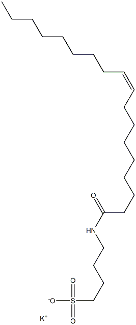 4-Oleoylamino-1-butanesulfonic acid potassium salt Struktur