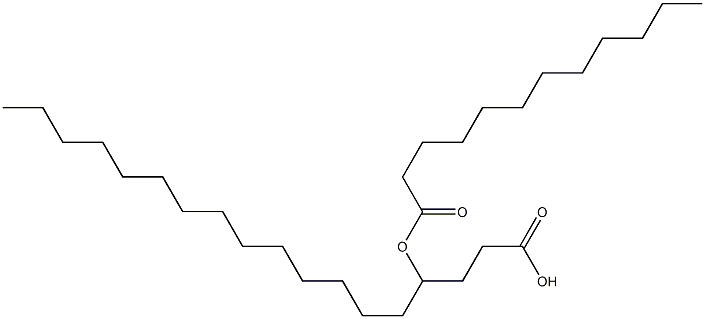 4-Dodecanoyloxystearic acid Struktur