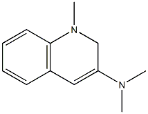 1-Methyl-3-(dimethylamino)-1,2-dihydroquinoline Struktur