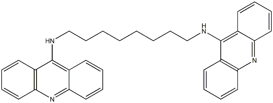 N,N'-Octamethylenebis(9-acridinamine) Struktur