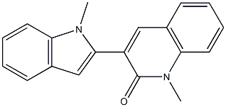 3-(1-Methyl-1H-indol-2-yl)-1-methylquinolin-2(1H)-one Struktur