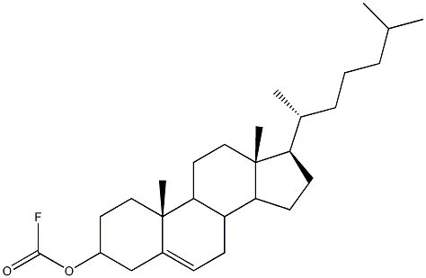 Fluoroformic acid 3-cholesteryl ester Struktur