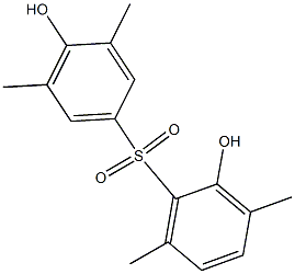 2,4'-Dihydroxy-3,3',5',6-tetramethyl[sulfonylbisbenzene] Struktur