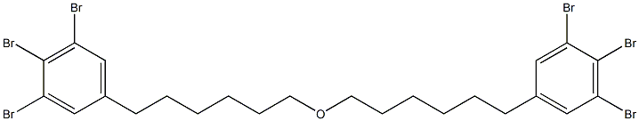 3,4,5-Tribromophenylhexyl ether Struktur