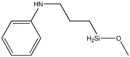 Methoxy[3-(phenylamino)propyl]silane Struktur