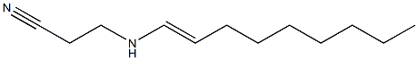 N-(2-Cyanoethyl)-1-nonenylamine Struktur