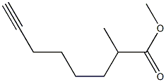 7-Octyne-2-carboxylic acid methyl ester Struktur