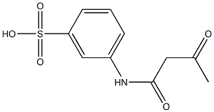 m-Sulfoacetoacetanilide Struktur