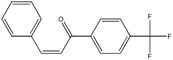 (Z)-4'-(Trifluoromethyl)chalcone Struktur