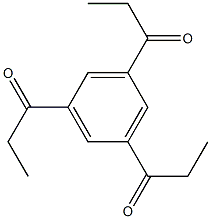 1,3,5-Tripropanoylbenzene Struktur