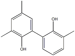 3,3',5-Trimethyl-1,1'-biphenyl-2,2'-diol Struktur