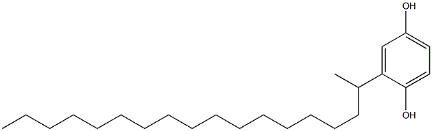 2-(1-Methylheptadecyl)hydroquinone Struktur