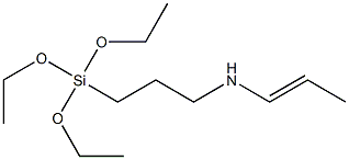 3-(Triethoxysilyl)-N-(1-propenyl)propan-1-amine Struktur