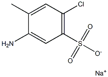 3-Amino-6-chloro-4-methylbenzenesulfonic acid sodium salt Struktur