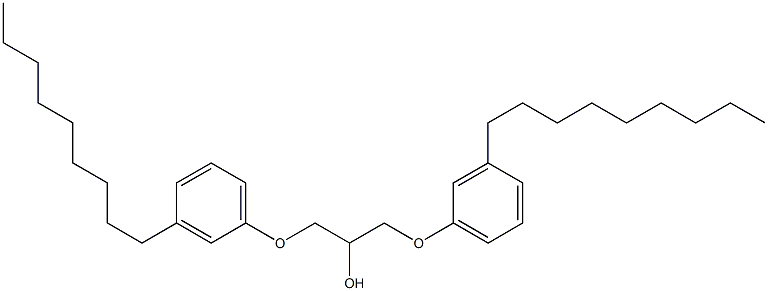 1,3-Bis(3-nonylphenoxy)-2-propanol Struktur