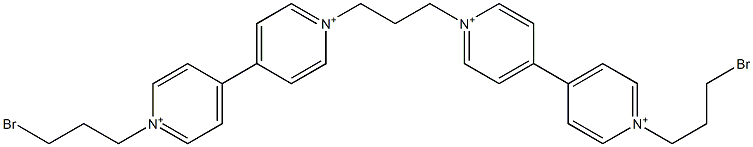 1,1''-(1,3-Propanediyl)bis[1'-(3-bromopropyl)-4,4'-bipyridinium] Struktur