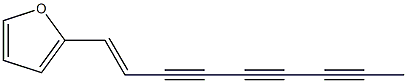 2-(1-Nonene-3,5,7-triynyl)furan Struktur