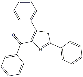 4-Benzoyl-2,5-diphenyloxazole Struktur