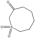 3-Oxothiacyclooctane 1,1-dioxide Struktur