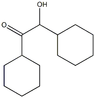 1,2-Dicyclohexyl-2-hydroxyethanone Struktur