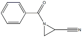 1-Benzoylaziridine-2-carbonitrile Struktur