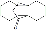 1,2,3,4,4b,5,8,8a-Octahydro-4a,8b-propanobiphenylen-9-one Struktur