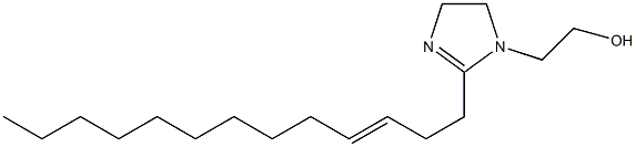 2-(3-Tridecenyl)-2-imidazoline-1-ethanol Struktur