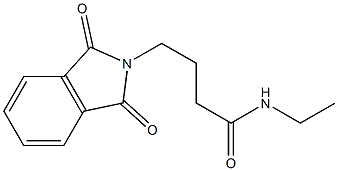 N-Ethyl-1,3-dioxo-2-isoindolinebutyramide Struktur