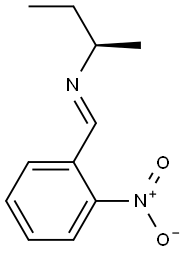 [R,(-)]-1-Methyl-N-(o-nitrobenzylidene)-1-propanamine Struktur