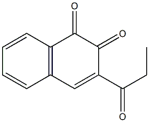 3-Propanoylnaphthalene-1,2-dione Struktur