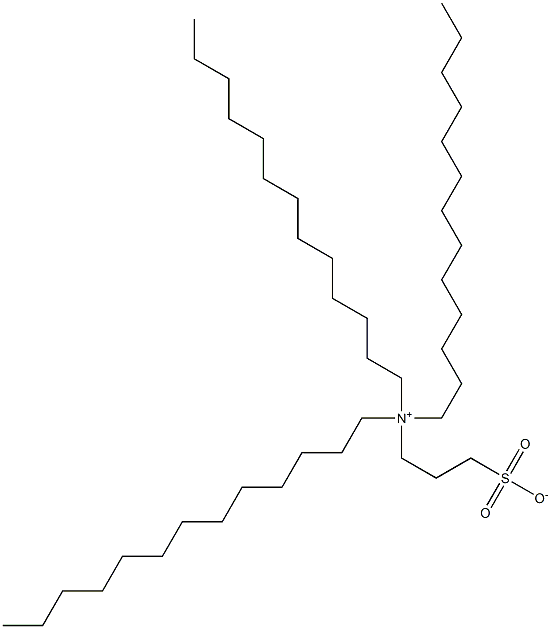 N,N-Ditridecyl-N-(3-sulfonatopropyl)-1-tridecanaminium Struktur