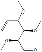 (2S,3R,4S)-2,3,4-Trimethoxy-5-hexenal Struktur