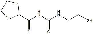 1-(Cyclopentylcarbonyl)-3-(2-mercaptoethyl)urea Struktur