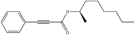 (-)-Phenylpropiolic acid (R)-1-methylheptyl ester Struktur