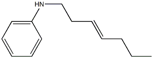 N-(3-Heptenyl)aniline Struktur