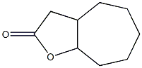 Octahydro-2H-cyclohepta[b]furan-2-one Struktur