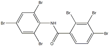 N-(2,4,6-Tribromophenyl)-2,3,4-tribromobenzamide Struktur