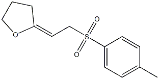 Tetrahydro-2-(2-tosylethylidene)furan Struktur