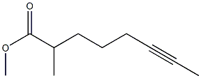 6-Octyne-2-carboxylic acid methyl ester Struktur