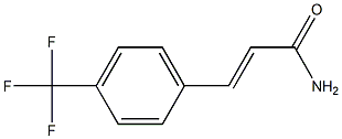 (E)-3-[4-(Trifluoromethyl)phenyl]acrylamide Struktur