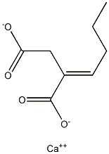 2-Butylidenesuccinic acid calcium salt Struktur