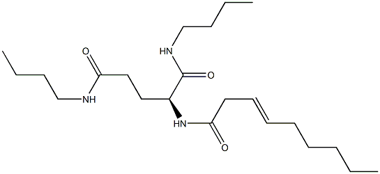 N2-(3-Nonenoyl)-N1,N5-dibutylglutaminamide Struktur